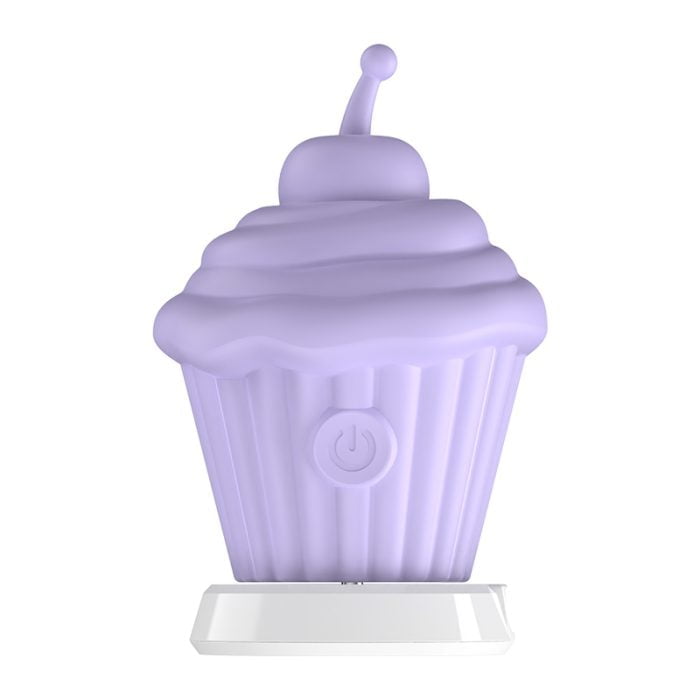 Estimulador de Clitóris Cupcake com 10 Modos de Vibração Recarregável Cod. BH 1047 - Image 4