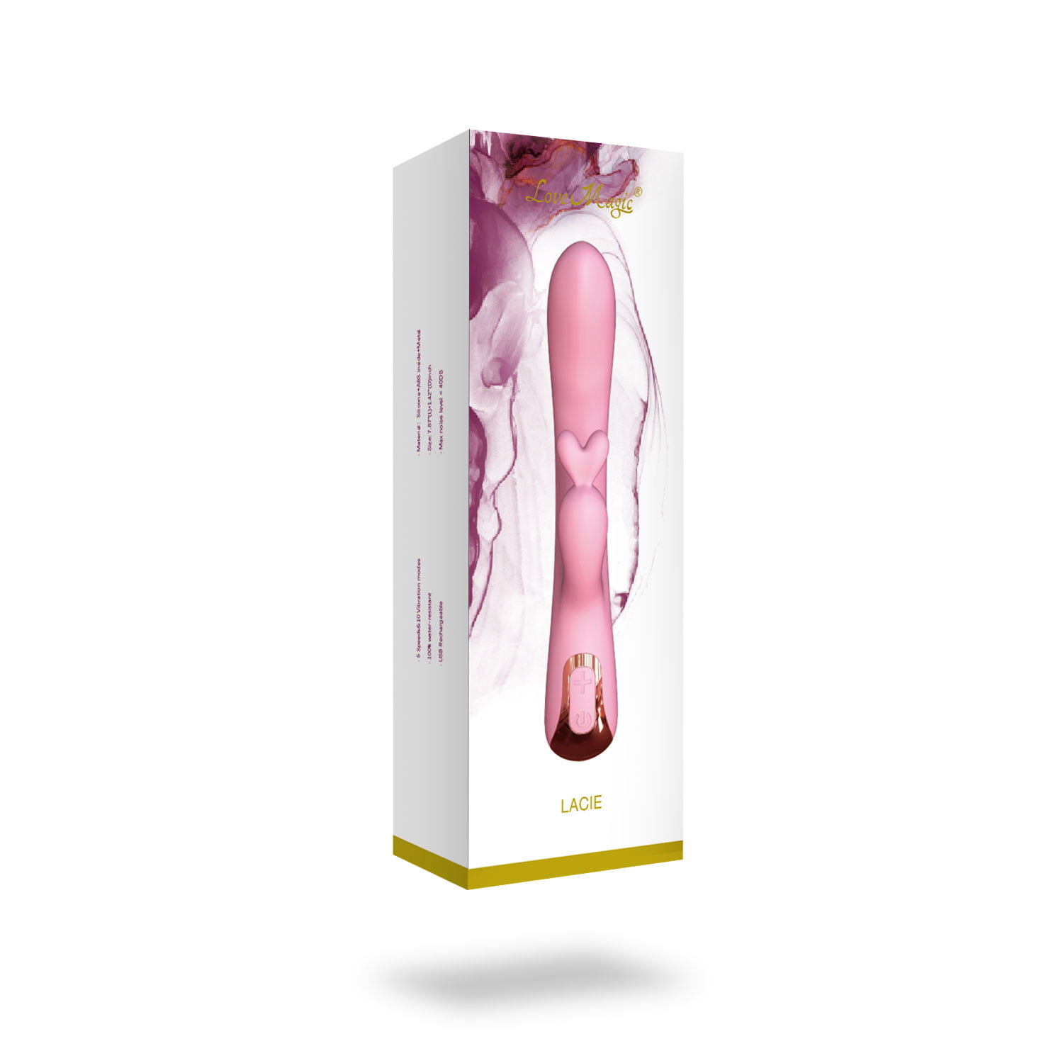 Vibrador com Estimulador de Clitóris com 10 Modos de Vibração Recarregável Cod. BK 1007 - Imagem 2