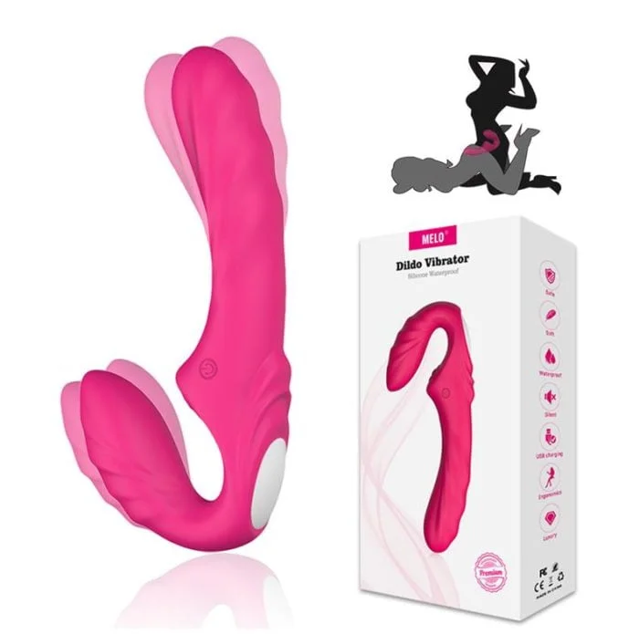 Vibrador de Casal Feminino com 12 Modos de Vibração Recarregável Cod. BA1032