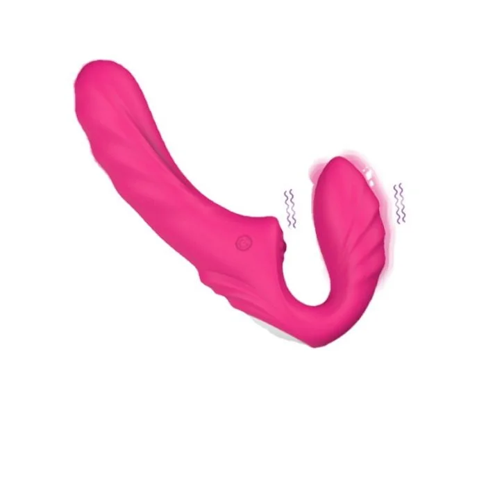 Vibrador de Casal Feminino com 12 Modos de Vibração Recarregável Cod. BA1032 - Image 5