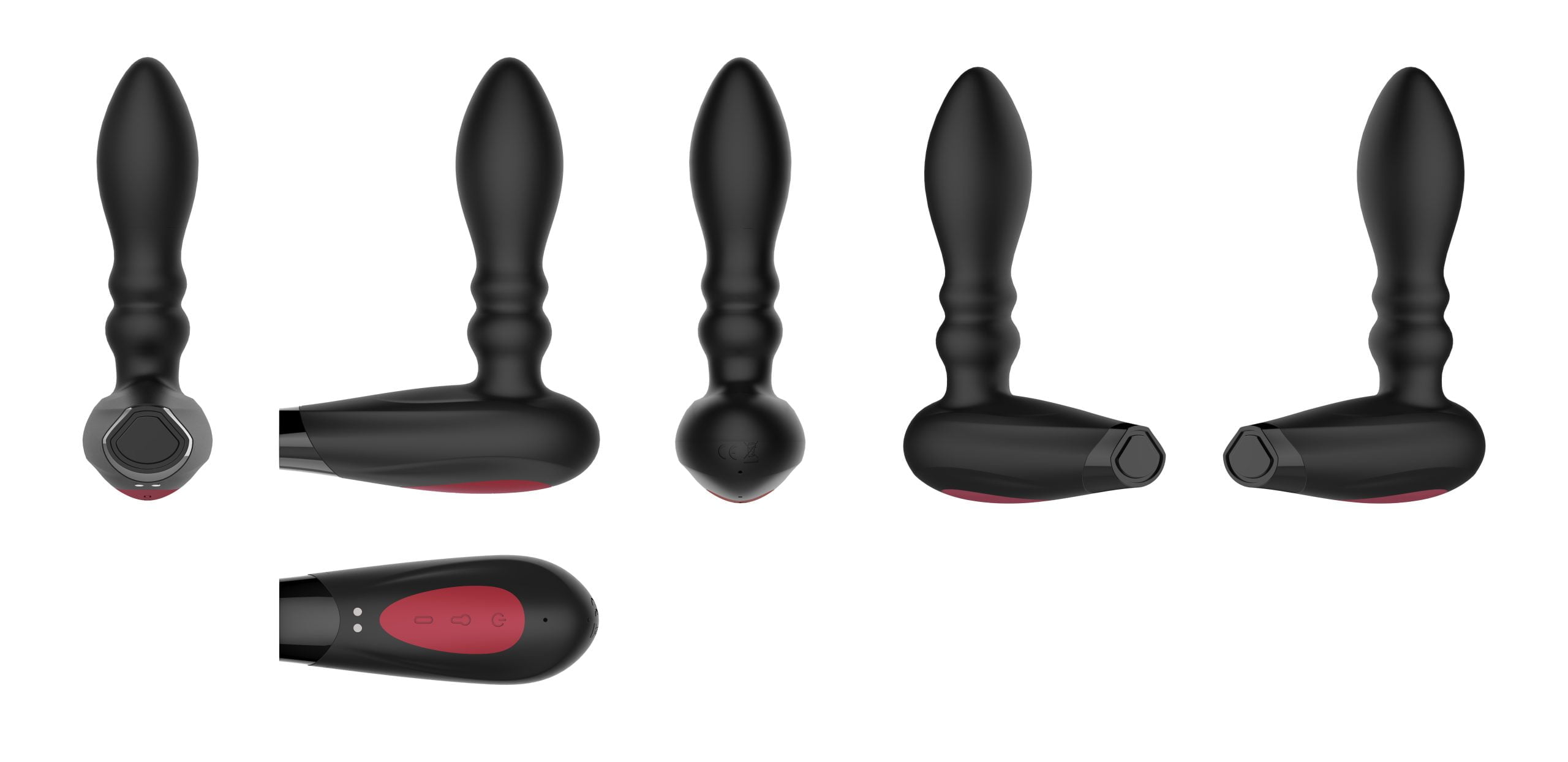 Massageador de Próstata Inflável com 10 Modos de Vibração Recarregável com Controle Cod. XQ 1004 - Imagem 2