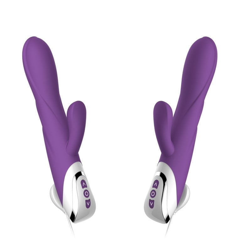 Vibrador com Estimulador de Clitóris e 10 Modos de Vibração Recarregável Cod. XQ 1008