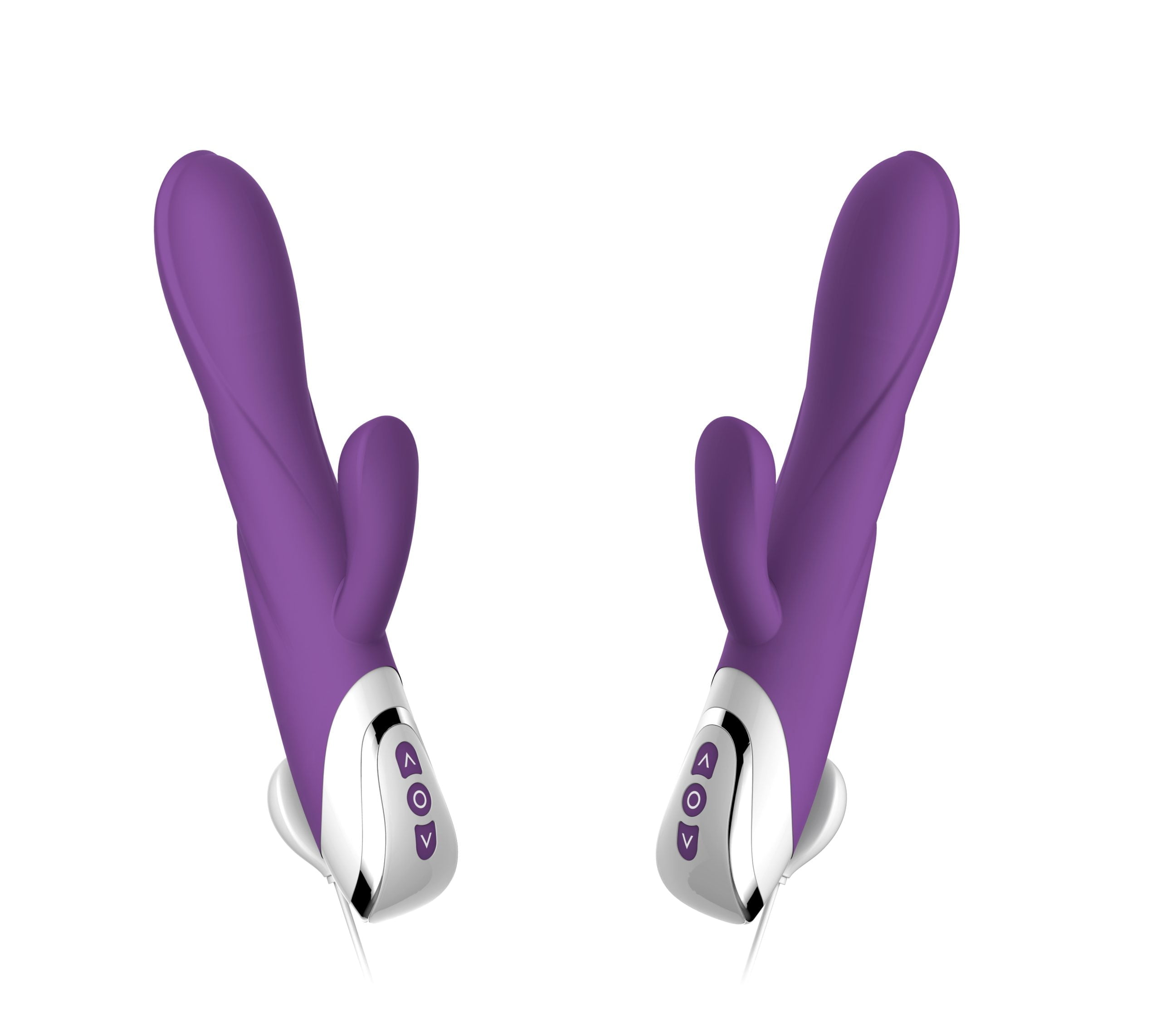 Vibrador com Estimulador de Clitóris e 10 Modos de Vibração Recarregável Cod. XQ 1008