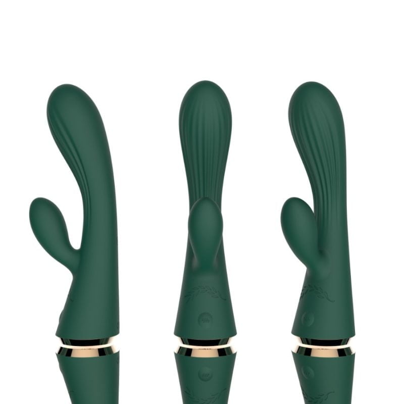 Vibrador com Estimulador de Clitóris e 8 Modos de Vibração Recarregável Cod. XL 1003