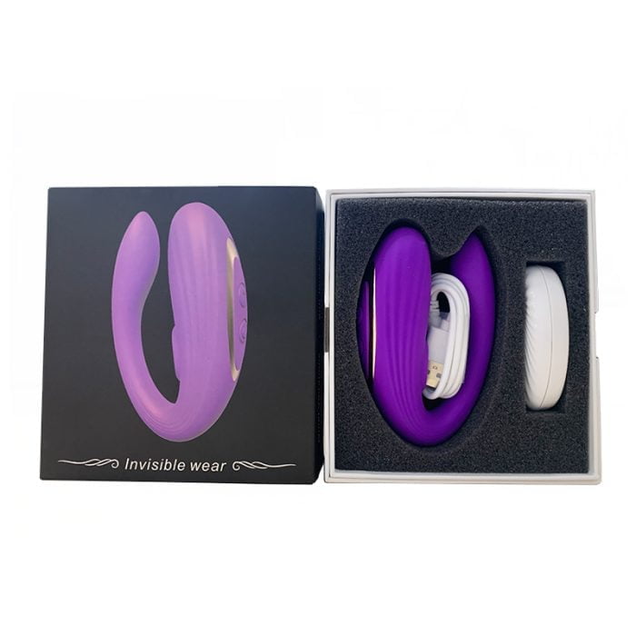 L&B--Vibrador de Casal com 7 Modos de Vibração Recarregável Cod. BH 1054 - Image 3