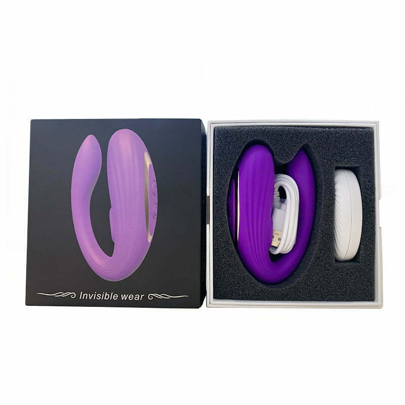 L&B--Vibrador de Casal com 7 Modos de Vibração Recarregável Cod. BH 1054 - Imagem 3