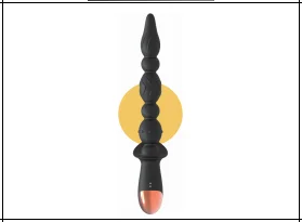Massageador de Próstata com 10 Modos de Vibração Recarregável Cod. BX 1048