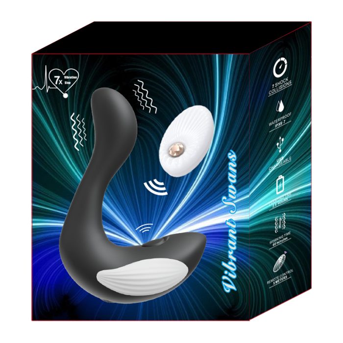 Vibrador de Ponto G com 7 Modos de Vibração Recarregável com Controle Remoto Cod. BH 1049