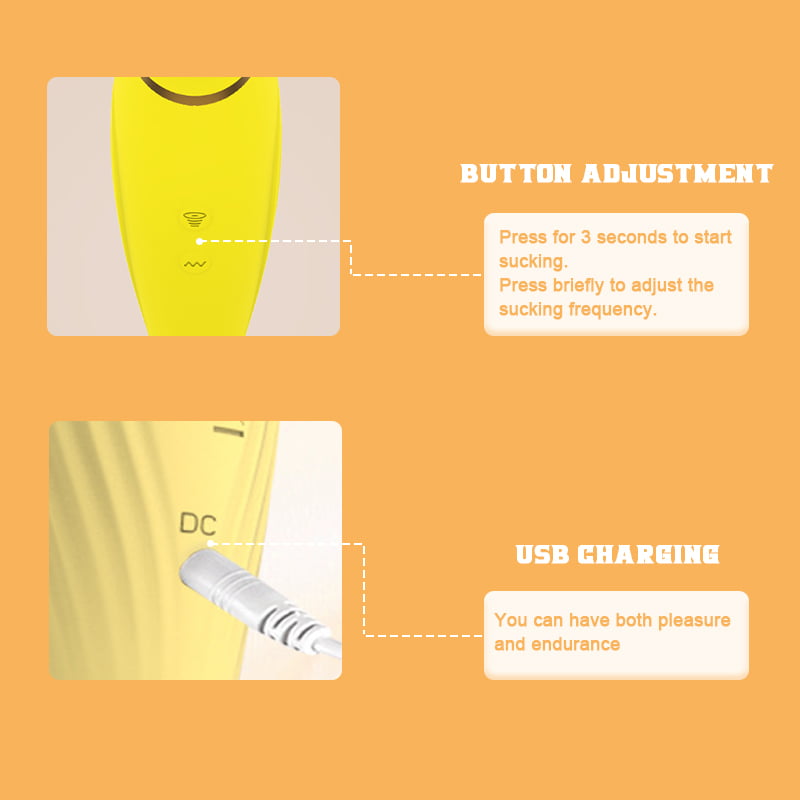 Vibrador com Estimulador 7 Modos de Vibração e Sucção Recarregável Cod. BX 1043 - Imagem 3