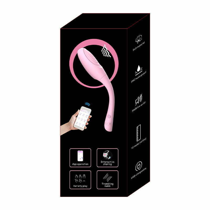 Vibrador de Aplicativo com 9 Modos de Vibração Recarregável Cod. BH 1053