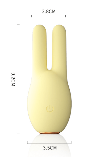 Vibrador de Clitóris Formato Coelinho com 10 Modos de Vibração Recarregável Cod. XD 1035