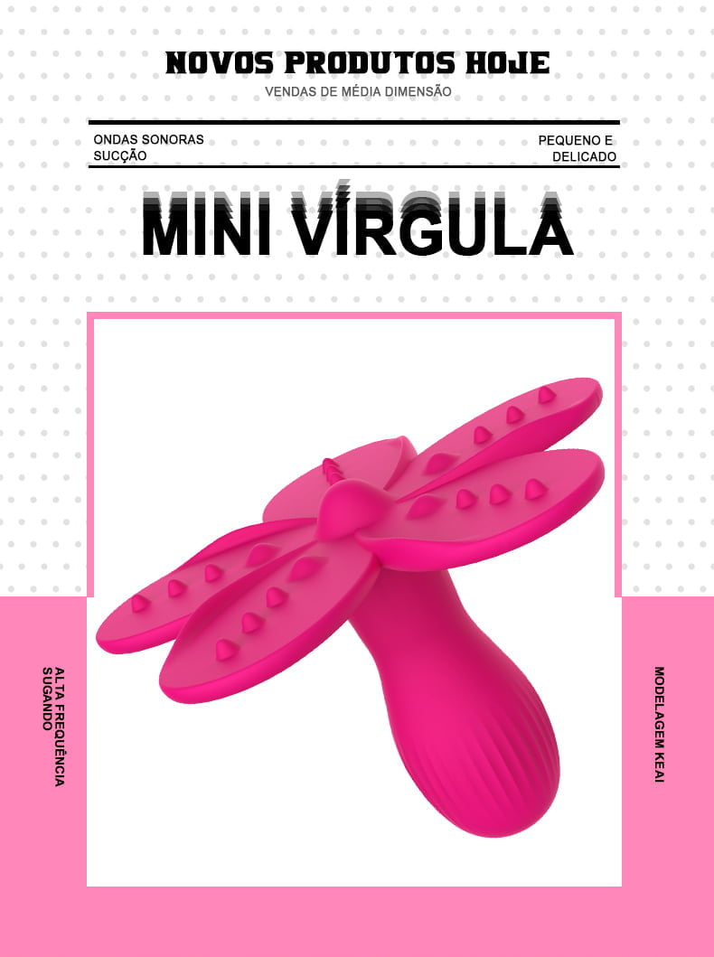 Vibrador de Calcinha com 11 Modos e Vibração Recarregável Cod. BX 1039 - Imagem 4