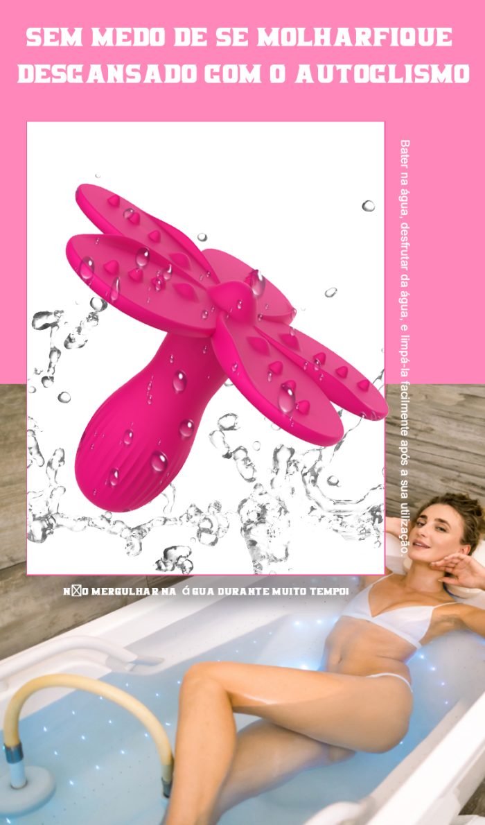 Vibrador de Calcinha com 11 Modos e Vibração Recarregável Cod. BX 1039 - Image 3