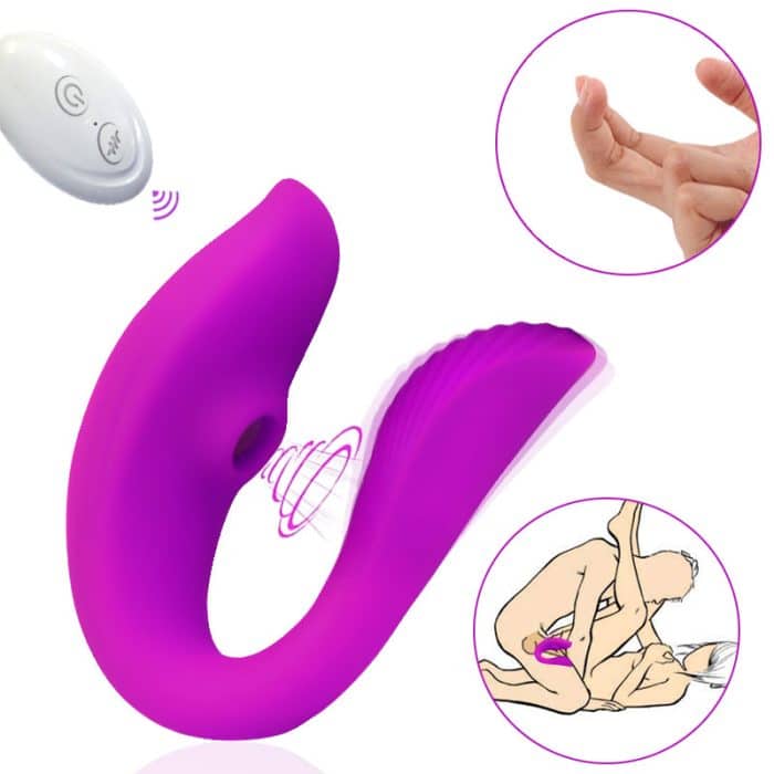 L&B--Vibrador de Casal 10 Modos de Vibração e Pulsação Recarregável Cod. KKH 1006 - Image 4