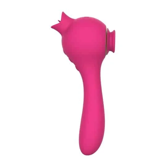 L&B--Vibrador com Estimulador de Clitóris 10 Modos de Vibração e Pulsação Recarregável Cod. KKM 1003 - Image 3