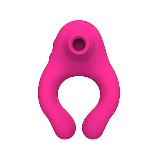 L&B--Vibrador Duplo 7 Modos de Vibração e Pulsação Recarregável Cod. KKM 1009