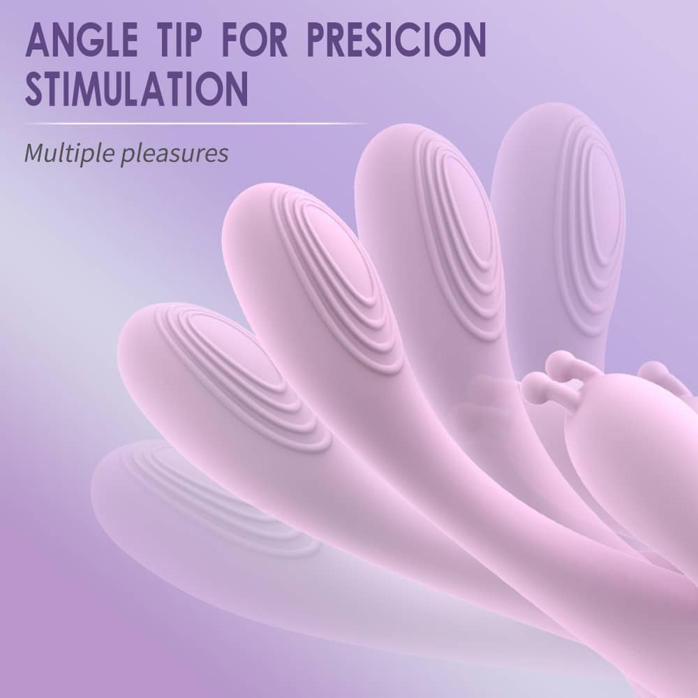 L&B--Vibrador com Estimulador de Clitóris e Ponto G Recarregável Cod. KKH 1002 - Imagem 3