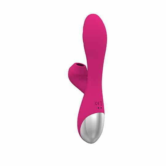 L&B--Vibrador com Estimulador de Clitóris com 7 Modos de Vibração e 4 de Pulsação Recarregável Cod. KKM 1005 - Image 3