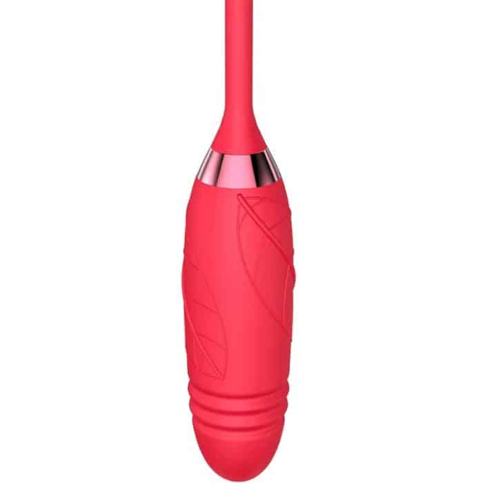 L&Z- Vibrador Duplo Vai e Vem e Pulsação Formato ROSA Cod. ML-M013 - Image 2