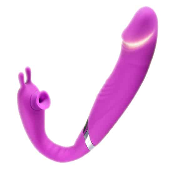 L&B--Vibrador Com Estimulador de Clitóris com 10 Modos de Vibração e Sucção Recarregável Cod. XS1027 - Image 5