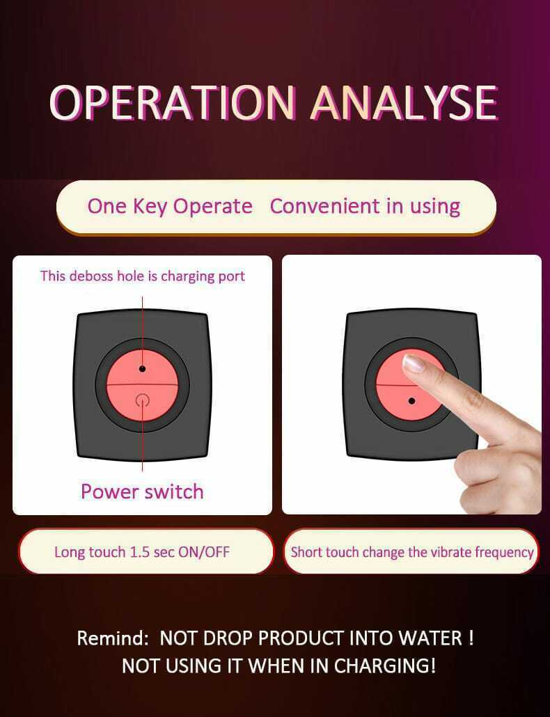 L&B--Vibrador Batom 10 Modos de Vibração Recarregável Cod. KKH 1003 - Imagem 3