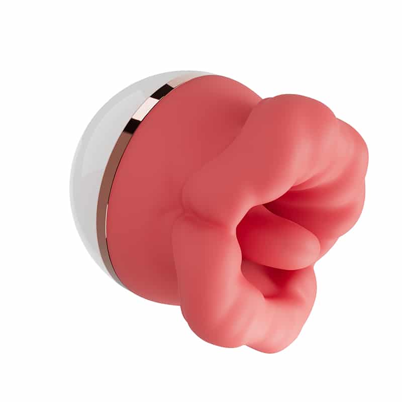 L&B--Vibrador Boca com Estimulador de Clitóris Recarregável Cod. KKD 1005 - Imagem 2