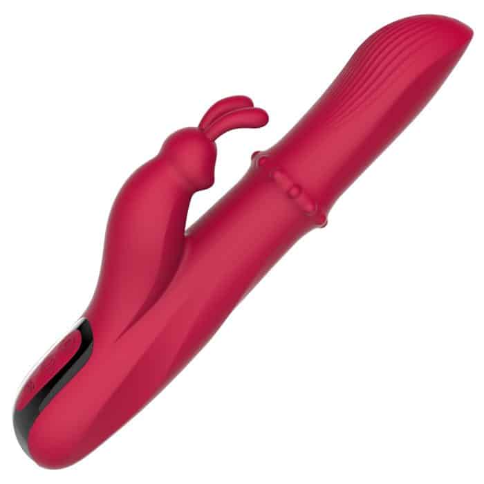 L&B--Vibrador com Estimulador de Clitóris com 9 Modos de Vibração Recarregável Cod. KKF 1003