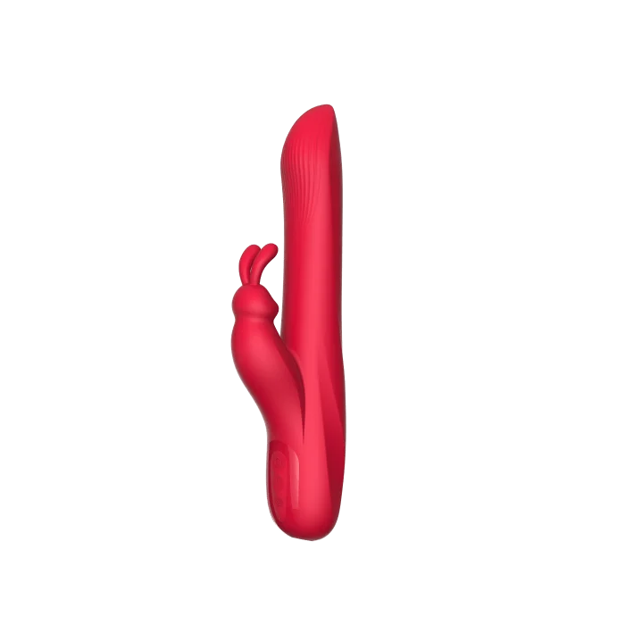 L&B--Vibrador com Estimulador de Clitóris e 12 Modos de Vibração Recarregável Cod. KKF 1002
