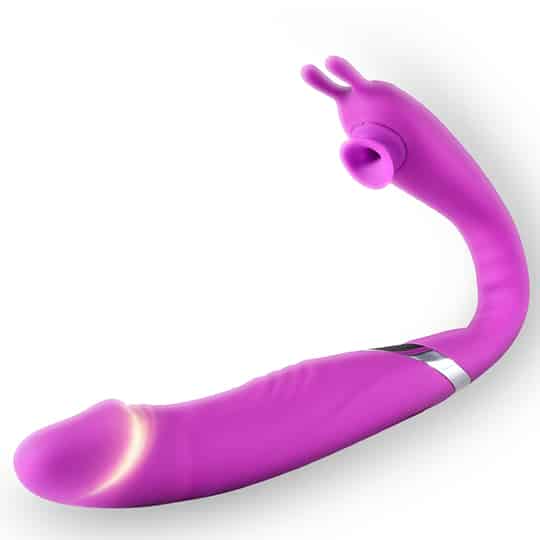 L&B--Vibrador Com Estimulador de Clitóris com 10 Modos de Vibração e Sucção Recarregável Cod. XS1027 - Image 6