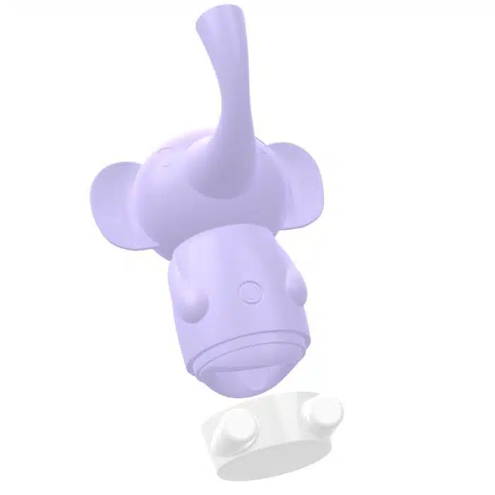 L&B--Vibrador Estimulador de Clitóris Formato Elefante Recarregável Cod. KKD 1002 - Imagem 3