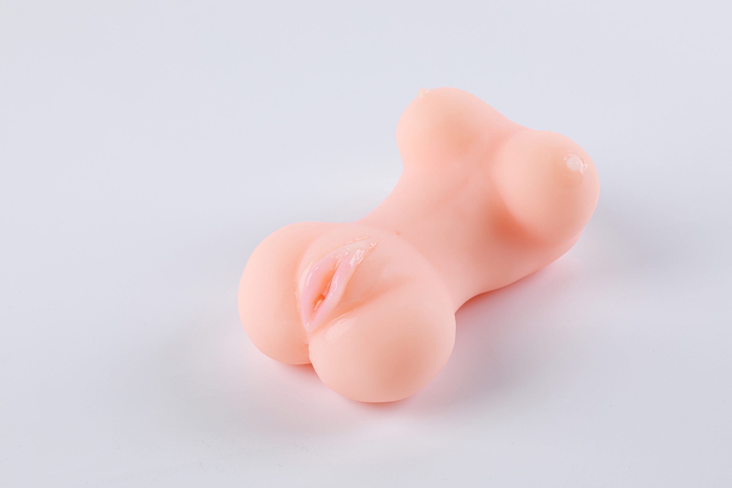 Mini Corpo Masturbador Realístico em Cyberskin Com Vagina e Seios. Cód XK 1003 - Imagem 2