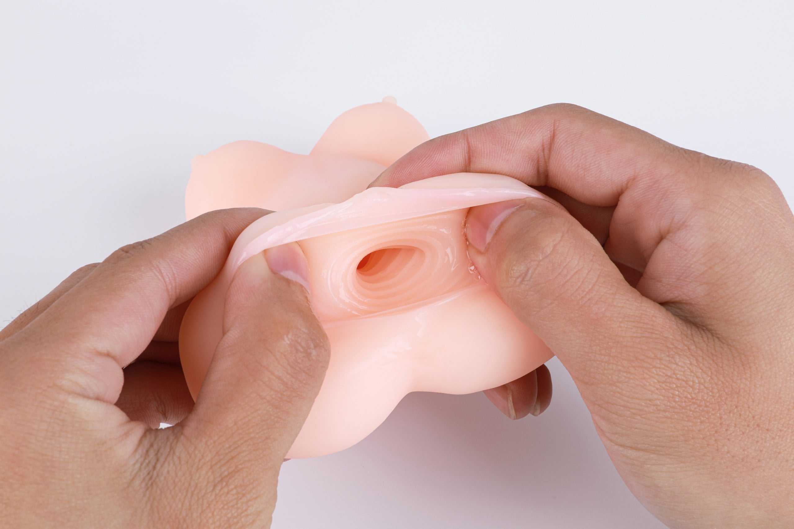 Mini Corpo Masturbador Realístico em Cyberskin Com Vagina e Seios. Cód XK 1003 - Imagem 3