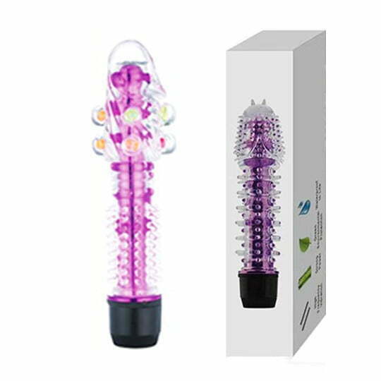 L&B--Vibrador Estilo Personal com Capa Texturizada a Pilha Cod. KKR 1037 - Image 4