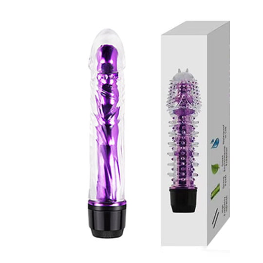 L&B--Vibrador Estilo Personal com Capa Texturizada a Pilha Cod. KKR 1032 - Image 4