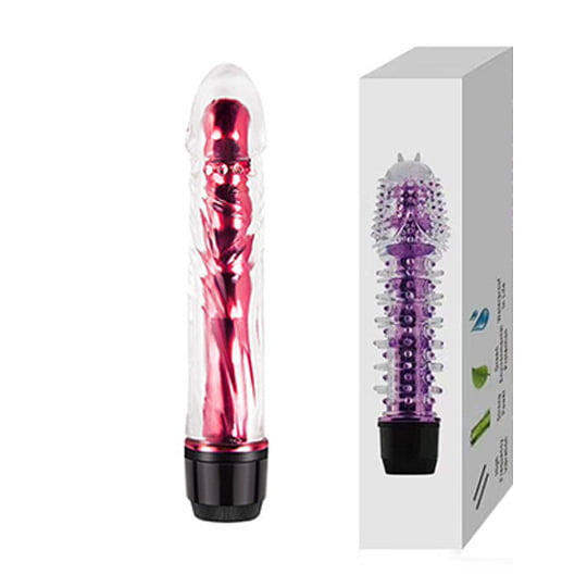 L&B--Vibrador Estilo Personal com Capa Texturizada a Pilha Cod. KKR 1032 - Image 5