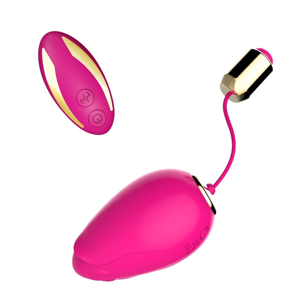 Capsula Botão de Flor com Controle Remoto e 9 Modos de Vibração Recarregável Cod. BY10023