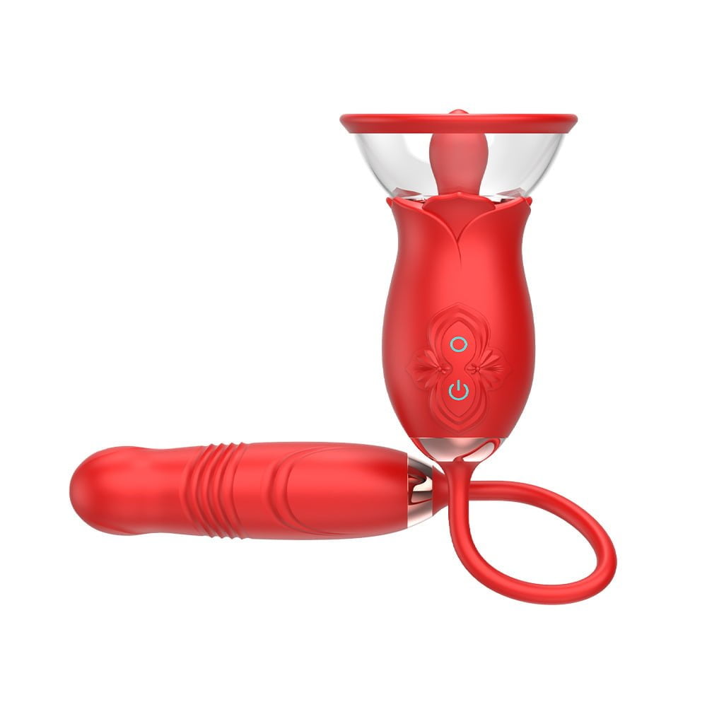 L&B--Vibrador Duplo com 10 Modos de Vibração Recarregável Cod.  KKT 1006 - Imagem 4