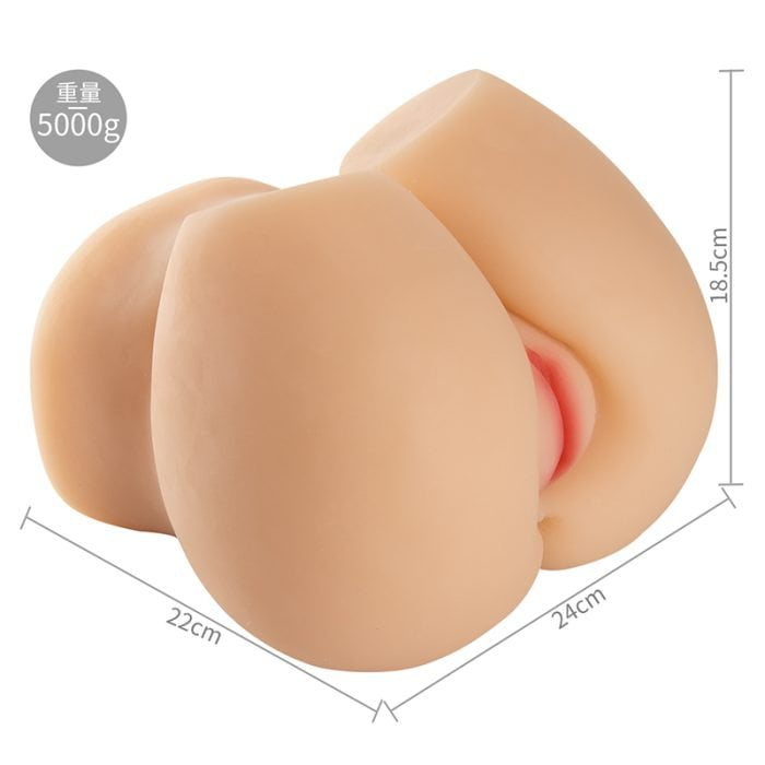 Masturbador Masculino Forma de Bunda com Vagina e Ânus. Cód XK 1002 - Image 2