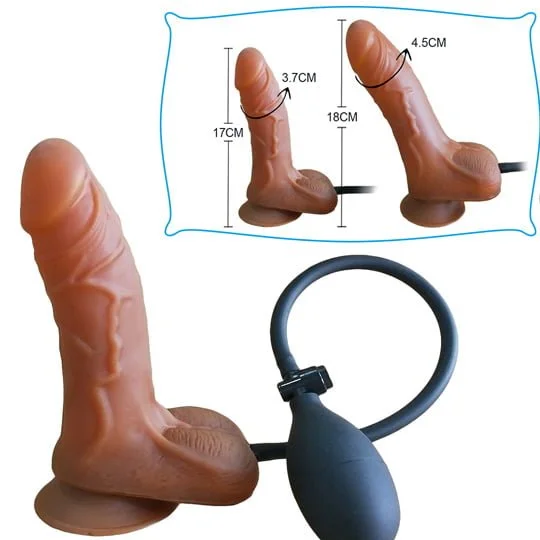 L&B--Pênis Inflável Consolo Grande Prótese Realístico Cod. KKN1011 - Imagem 2