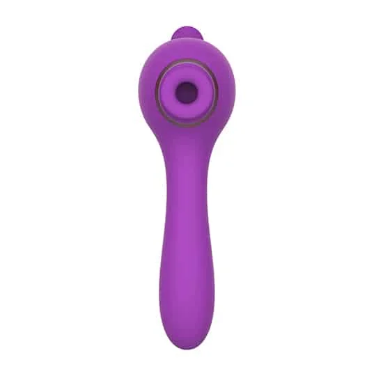 L&B--Vibrador com Estimulador de Clitóris 10 Modos de Vibração e Pulsação Recarregável Cod. KKM 1003 - Image 6