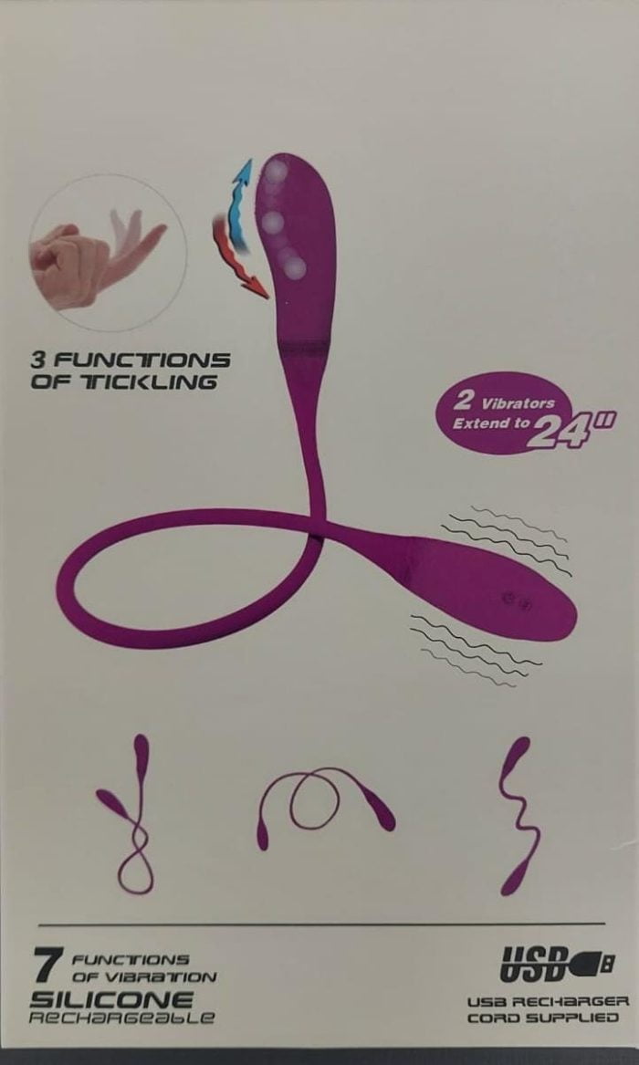 L&Z - Vibrador Snapp Vibe Movimento de Dedos 7  Modos de Vibrações Recarregável Cod. MLD003 - Image 2