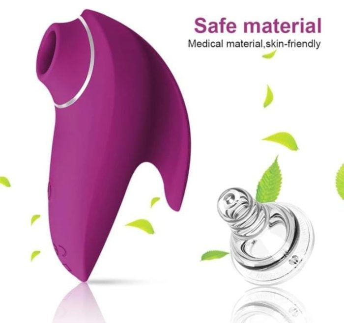 L&Z - Vibrador Com Estimulador De Clitóris 10 Modos de Vibração Cod. MLD 022