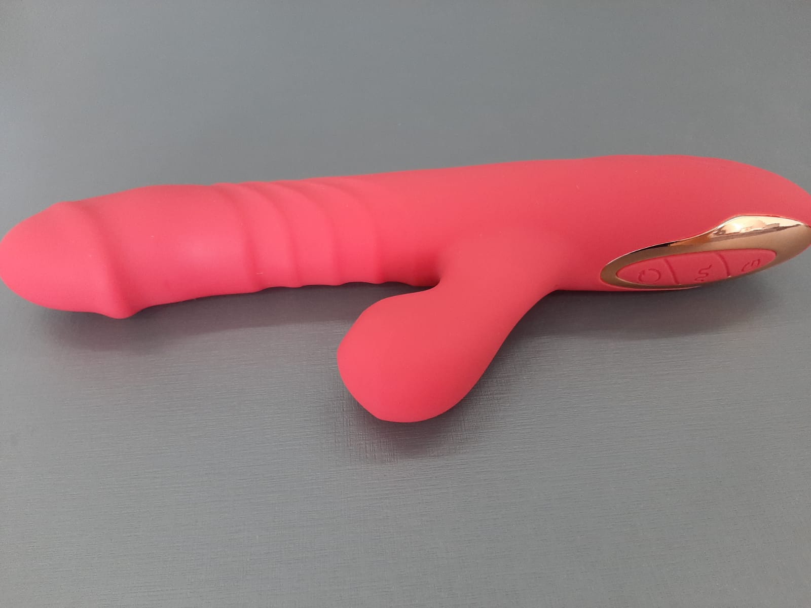 L&Z - Vibrador Rotativo e Vai e Vem Com Estimulador de Clitóris e Língua Cod. ML 1502 - Imagem 4