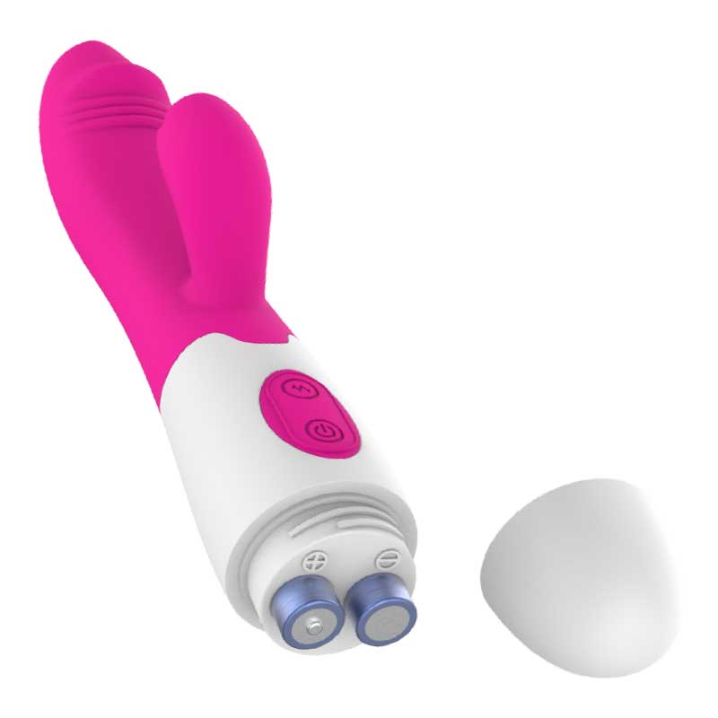 L&Z- Vibrador Com Estimulador de Clitóris á pilha Cod. ML-001-P - Imagem 2