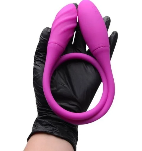 L&Z - Vibrador Snapp Vibe Dupla Ponta 7 Vibrações Recarregável Cod. MLD002 - Imagem 2