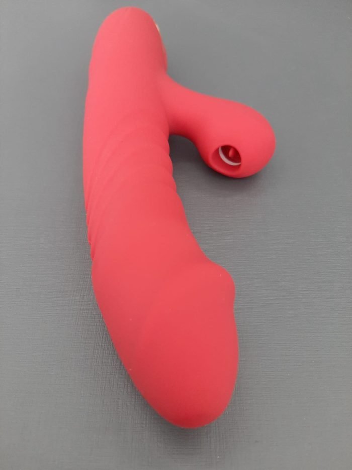 L&Z - Vibrador Rotativo e Vai e Vem Com Estimulador de Clitóris e Língua Cod. ML 1502 - Image 3