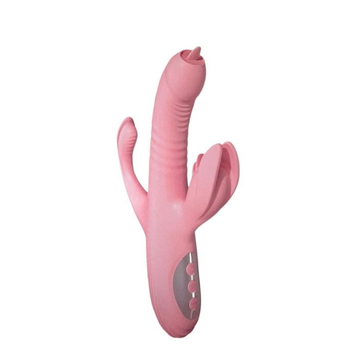 L&Z – Vibrador Rotativo Vai e Vem Com Estimulador De Clitóris Cod. ML 173 - Image 4