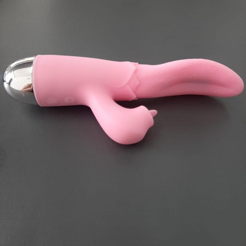L&Z - Vibrador Formato Língua Cod. ML 2122