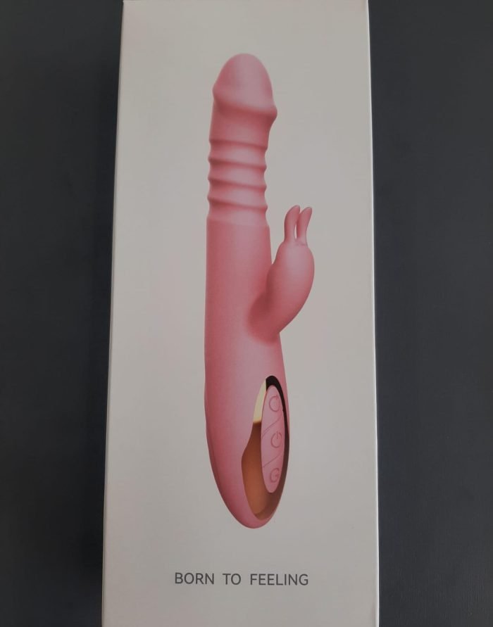 L&Z - Vibrador Rotativo Vai e Vem Com Estimulador De Clitóris Cod. ML 1410