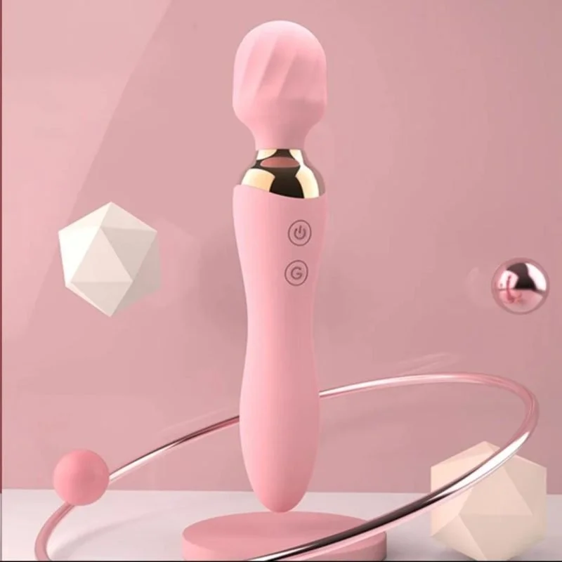 L&Z - Vibrador Varinha Mágica Com Aquecimento Cod. ML 0680-P